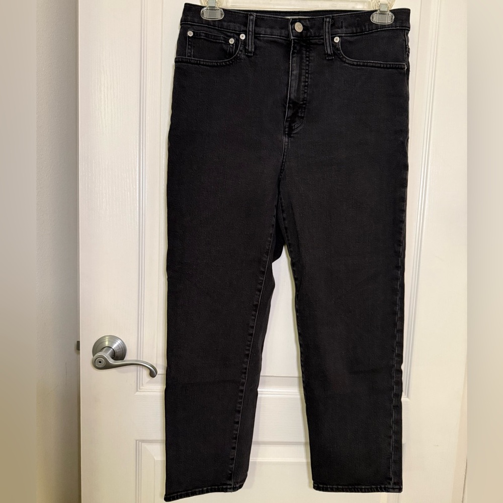 Madewell Women's Black Straight Leg Jeans